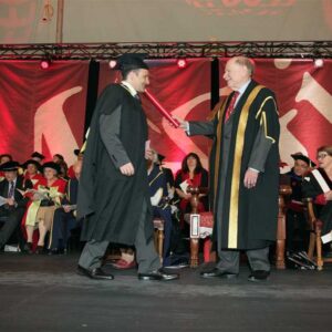 Από την τελετή αποφοίτησης στο Πανεπιστήμιο McGill του Καναδά.